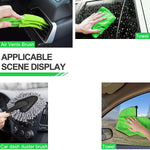 13-Piece Car Detailing Cleaning Kit  Car Detailing Brush Wash Engine for Wheel Clean Kit Adjustable Handle Cleaning Towel