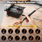 100W Mini Multi-Functional Table Saw Adjustable Speeds Portable Compact Electric Saw for Wood Plastic Acrylic Cutting DIY Crafting Projects Angle Cutting Tool
