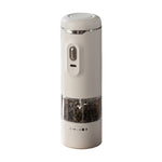 Comfook Electric Pepper Grinder Rechargeable Salt & Pepper Mill with Ceramic Burr 5 Adjustable Grind Settings One-Hand Operation Type-C USB Charging