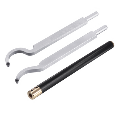 Wood Lathe Turning Tool Hollowing Tool Hollower with 8.9mm Carbide Inserts Cutter Wood Turning Bowl Gouge Woodworking Tool