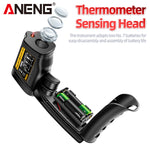 LinkMejor TH103 Class II Laser Infrared Thermometer Temperature Sensor Testers Gun -20°C~380℃ Industrial Thermal Tube Testing Tools