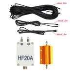 HF20A Shortwave Antenna 0.5-30MHz 1000W Full-Band Blind-Free Antenna Easy Setup Multi Shape Installation Outdoor Radio Station Walkie-talkie Accessories