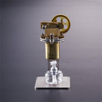 LinkMejor QX-M-ZQJ-06 Mini Copper Boiler Steam Engine Stirling Engine Model Physics Experiment Science Discovery Production Invention Gift Collection Toys