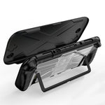 LinkMejor Case Ergonomic Handle Grip Cover Shockproof Handheld Game Console Case Anti-Drop Anti-Slip for Nintendo for Switch 2 Case