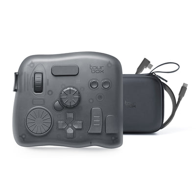 TourBox Elite Upgraded Bluetooth Controller for Photo Video Editing Color Grading Ilustration for Adobe Photoshop Lightroom Premiere Illustrator for Davinci Resolve After Effects Final Cut Pro Keyboard