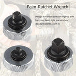 Mini Ratchet Wrench Set 1/4" 3/8" 1/2" Reversible Steel Ratchet Handle Tool Compact Socket Wrench