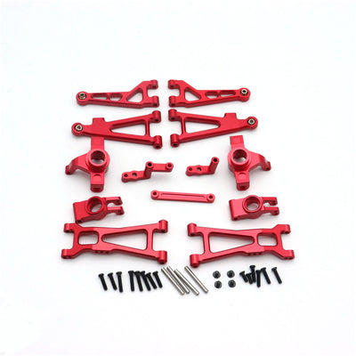 LinkMejor 1/16 Metal H16 16207 16208 16209 Upgrade RC Car Parts Steering Cup Arm Kit