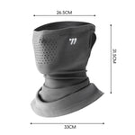 WEST BIKING Ear-hanging Thermal Cycling Mask Winter Breathable Windproof High Elastic Warm Neck Wrap for Cycling Skiing Climbing Outdoor Sports