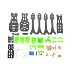 LinkMejor MAK5 225mm Wheelbase 3K Carbon Fiber 5 Inch Freestyle Frame Kit Support DJI Air Unit Digital System for RC Drone FPV Racing