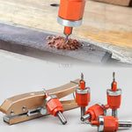 Forstner Bit Set with Edge Banding Punching Pliers Countersink Drill Bit Woodworking Screw Extractor Demolition Wood Drilling