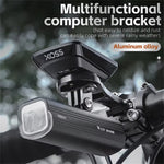 WEST BIKING Aluminum Alloy Bicycle Computer Holder Adjustable Angle Mountain Bike Headlight Sports Camera Mount Handlebar Extended Bracket