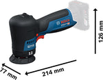 LinkMejor 12V-77 for BOSCH Cordless Random Orbital Sander 12V Brushless Motor 77mm Sanding Disc Professional Sanding Tool Woodworking Auto Refinishing