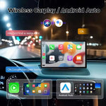 LinkMejor 9 Inch Car MP5 Player DVR Carplay 4K IPS Screen ADAS  FM Wireless Bluetooth Radio Carplay Android Auto Audio Player for IOS/Android