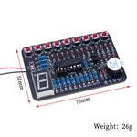 Small Blackboard DIY Electronic Quiz Buzzer Kit 8-Way Responder Digital Display Test Circuit Soldering Practice Module Kit