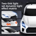 LinkMejor MC061 RTR 1/64 2.4G 4WD Mini Drift RC Car Sports LED Light High Speed On-Road Micro Racing Remote Control Vehicles Models Desktop Ornaments Toys
