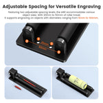AlgoLaser Simple Rotary Roller Plug and Play for 5-100mm Diameter Objects Laser Engraving Parts Accessory