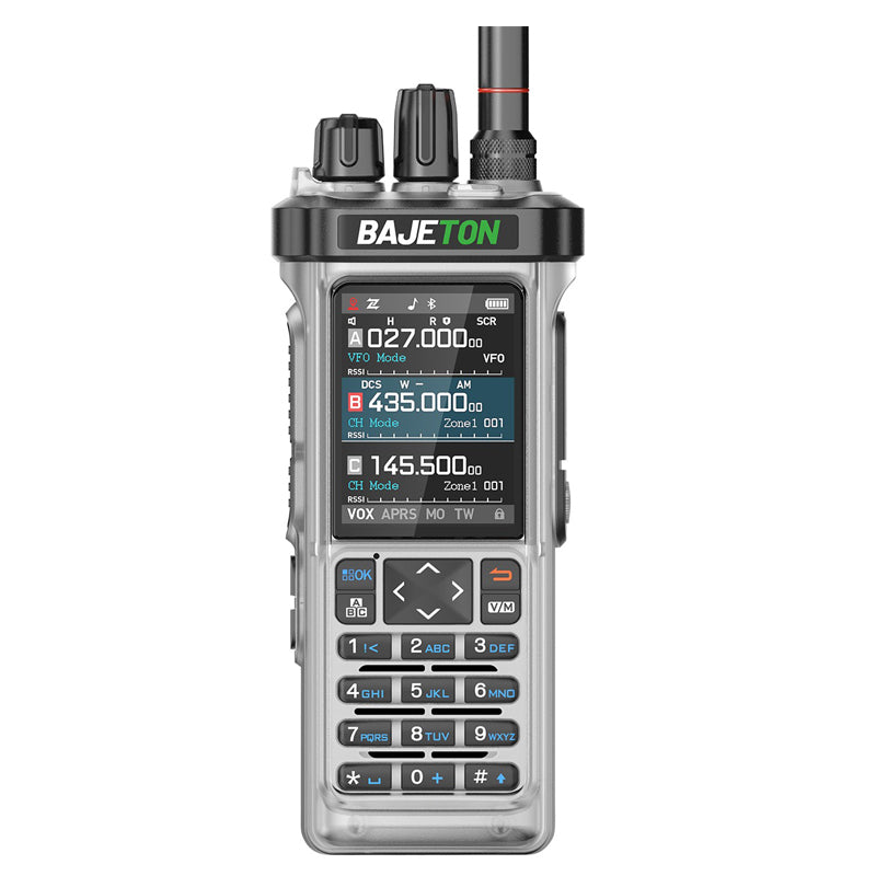 LinkMejor BJ-9000 10W Walkie Talkie GPS APRS CB Radio 27MHz Professional Mobile Transceiver with Bluetooth Aviation Band Shortwave AM FM Receiver SW MW LW Radio for Car Truck