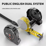 Stainless Steel Tape Measure Retractable with Lock Nylon Coated Wear-Resistant Waterproof High Precision Optional Sizes 3M 5M 7.5M
