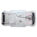 LinkMejor 104072 1/10 RC Car Spare Body Shell Tail Wing w/ LED Light Painted 2103/2106 Vehicles Models Parts Accessories