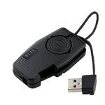 LinkMejor Portable USB Charging Charger for 21700 20700 18650 Li-ion Battery Indicator Magnetic Key Charger