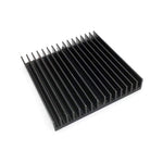 Aluminum Radiator 60 x 60 x 10 MM / 2.36''x 2.36''x 0.39''  Circuit Board Heat Sink Heatsink Cooling Cooler Fin - Black 60 x 60 x 10 MM / 2.36''x 2.36''x 0.39'' Aluminum Radiator Circuit Board Heat Sink Heatsink Cooling Cooler Fin - Black