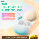 PICUN W5 TWS Earclip Earbuds Wireless bluetooth 5.4 Earphone HiFi Audio Deep Bass Dual-Mic AI Call Noise Reduction 40H Playback Lightweight Flexible Comfort Low Gaming Latency Sports Headphones