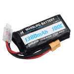 LinkMejor 11.1V 1380mAh 180C 3S Lipo Battery XT60 Plug for RC Drones