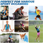 LinkMejor Portable Summer Sport Ice Towels Wipe Sweat Quick Drying Cool Cloth for Gym Outdoor Swimming Yoga Running
