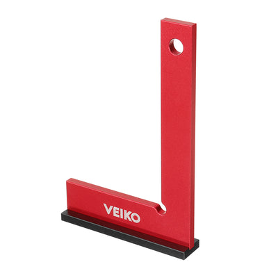 LinkMejor Aluminum Alloy 150X100MM Square Ruler 90 Degree Right Angle Ruler With Solid Wide Base Check Tool Verticality Accurately