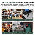 Docreate T700-2 Portable Gas Leak Alarm Rechargeable Combustible Gas Checker with 0.5s Fast Response for Propane Natural Gas Methane