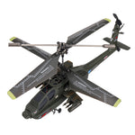 LinkMejor S109G 3.5CH Beast RC Helicopter RTF AH-64 Military Model Kids Toy