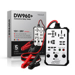 DW960 Automotive Relay Tester 12V 24V Universal Car Relay Checker for 4 Pin 5 Pin Relays Electronic Circuit Diagnostic Tool
