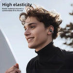 G08 Translator Earbuds Wireless bluetooth 5.4 Earphone LED Touch Screen 13.2mm Dynamic Drivers Bass Sound Instant Translation Earclip Open-ear Headphones
