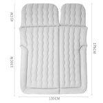 Xmund Foldable Air Mattress Camping Bed Car Air Mattress Vehicle Inflatable Thickened Travel Bed Sleeping Pad Camping Accessory SUV Car Supplies