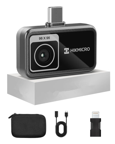 P09 Phone Thermal Imager for Android Apple -20°C to 400°C Portable Infrared Thermal Imager Camera 96x96 Resolution IP40
