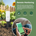 Tuya WiFi/Zigbee3.0 Smart Soil Moisture Tester Thermometer Hygrometer Gardens Farms Lawns Plants Flowers Digital Monitor Gardening Tool
