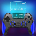 P4 Wireless Gaming Controller 1.47-inch OLED Screen bluetooth Gamepad with Hall Effect Joysticks & Triggers Turbo Vibration for PC Switch PS4 Android iOS