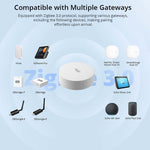 LinkMejor SNZB-02P Wireless Zigbee3.0 Temperature Humidity Sensor Smart Home Alert Works with LinkMejor iHost NSPanel Pro ZB Bridge Pro ZBDongle-E