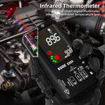 LinkMejor S30X Infrared Temperature Multimeter DC/AC Voltage Resistance Capacitance Frequency Tester with Dual Power Option Best Multifunction Tool for Professionals