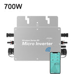 IPRee WVC-300/600/700W Wifi Version Solar On Grid Inverter AC110V ~230V IP65 Waterproof Grid Tie with Pure Sine Wave for Solar Power System