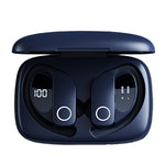 LinkMejor Z9 TWS Earphone bluetooth Earphone HiFi Stereo Deep Bass Dual Microphones CVC Call Noise Cancelling Power Display IPX5 Waterproof Earhooks Sports Headphones