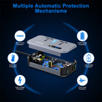 Aemeku 200W Multi-functional Car Inverter DC 12V to AC 220V Converter Auto Power Lighter Adapter USB Type-C PD30W QC3.0 18W Charger