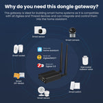 LinkMejor ZigBee3.0 Dongle To Ethernet/USB/WiFi Gateway Coordinator Works With Zigbee2MQTT Home Assistant ZHA OpenHAB