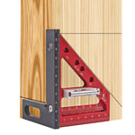 Carpenter 3D Multi-angle Measuring Ruler Square Ruler Hole Scribing Ruler Woodworking Scriber Precision Woodworking Tool