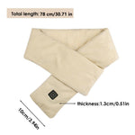 LinkMejor Outdoor Warm Electric Heating Scarf Heating Pads 3 Gear Heating USB Heater Thermal Shawl Neck Brace Warm Bib For Women Men
