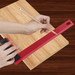 200mm/300mm Carpenter L Shaped Metric Square Right Angle Ruler Hole Positioning Scribing Ruler Layout Measuring Tool