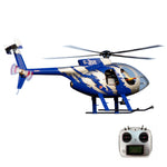 LinkMejor MD500E 470 Class 2.4G 6CH Hughes Bird 5 Blades Flybarless RC Helicopter RTF