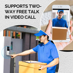 MoesHouse Tuya Smart WiFi Video Doorbell 1080P HD 140° Wide Angle Motion Detection 2-Way Audio IP65 Waterproof 5000mAh Battery Alexa Cloud SD Storage Wireless Chime Visual Door Bell