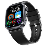 LinkMejor HL7 1.95-inch AMOLED Display ECG AI-GPT LED Flashlight bluetooth Call Heart Rate Blood Pressure SpO2 Monitor Sleep Monitoring Body Composition Analysis Blood Glucose Assessment SOS Emergency Call Multi-sport Modes IP68 Waterproof Smart Watch