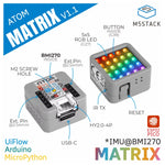 M5Stack Atom Matrix Development Kit V1.1 ESP32 5x5 RGB LED High Performance USB WIFI UiFlow MicroPython IoT module